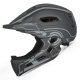 Wozinsky Kids\' Full Face Bike Helmet with USB Rear Light S - Gray