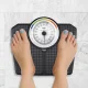 Eldom Webber Mechanical Bathroom Scale with BMI Function, 180kg, Black