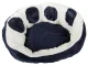 Plush Pet Bed for Dogs and Cats, 60x50 cm, Navy Blue