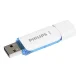 Philips Snow Edition USB 2.0 Flash Drive 16GB, White / Ocean Blue