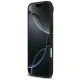 Guess Grained Flowers Classic Logo MagSafe Case for iPhone Air, Black