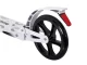 Foldable city scooter for kids and adults, AILO XL, 200 mm wheels, 2 shock absorbers, white