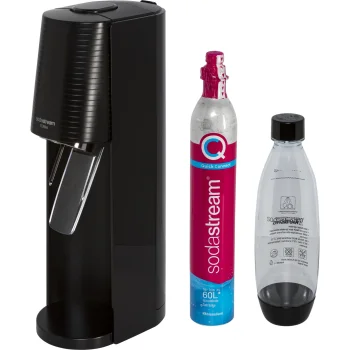 SodaStream Terra Soda Maker with 1L Bottle and CO2 Cylinder, Black