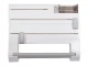 5-in-1 Wall-Mounted Foil and Paper Towel Dispenser, White