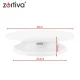 Ruhhy Rotating Cake Stand 28 cm with 3 Spatulas, White