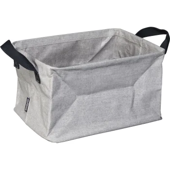 Brabantia Foldable Laundry Basket Bag, 35 L, Grey