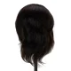 Gabbiano WZ3 Men\'s Hairdressing Training Head, Natural Hair, 20 cm