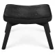 Upholstered Footstool Ottoman Norse Sofotel, Black