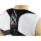 Breathable Adjustable Comfort Back Posture Corrector Strap Universal, Black