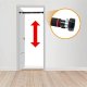 Adjustable Portable Doorway Pull-Up Bar for Home and Gym, 64-100 cm
