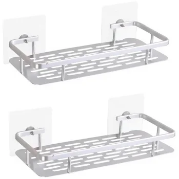 Bathroom Shower Shelves DA264A, 2 pcs, Silver