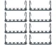 Wonder Hanger Max Wardrobe Organizer Clothes Hanger, Set of 8 Pcs