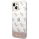 Guess 4G Pattern Script Case for iPhone 14 Plus Pink