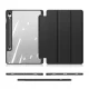 Samsung Galaxy Tab S9 FE 10.9\'\' (SM-X510 / X516B) Dux Ducis Toby Smart Book Cover Case, Black