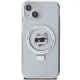 Karl Lagerfeld iPhone 15 Plus Case Ringstand MagSafe, White