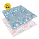 4Fizjo Educational Baby Play Mat Kingdom and Space, 200x180 cm