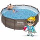 Bestway 56709 Frame Pool with Pump and Ladder 366 x 100 cm