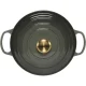 Ketaus troškintuvas Le Creuset Signature 26 cm, 5.3 l, čiobrelių žalias