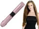 Cordless Ceramic Hair Straightener with LCD & Power Bank, Pink