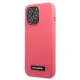 Karl Lagerfeld Silicone Plaque Case for iPhone 13 Pro Max, Fuchsia