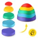 4FIZJO Sensory Stepping Stones Balance Set for Kids, 5 pcs