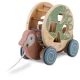 Wooden Pull Toy with Shape Sorter Parrot Nukido 785400