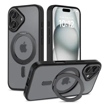 Tech-Protect MagRing MagSafe Case for iPhone 16, Translucent