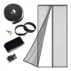 Magnetic Screen Door 100x210cm Repest, Black