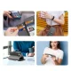 Dux Ducis Lawa Leather Case with Magnetic Wallet for iPhone 16 Pro Max, Gray