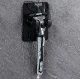 Self-Adhesive Razor Holder and Wall Hook AG807, Black