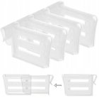 Regulējams ledusskapja organizators, ledusskapja durvju plaukta sadalītāju komplekts, 4 gab. | Plastics Refrigerator Shelf Dividers