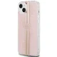 Guess IML 4G Gold Stripe case for iPhone 15 Plus / 14 Plus - pink