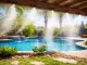 DIVODV Automatic Irrigation System / Water Curtain, 15 m, Black