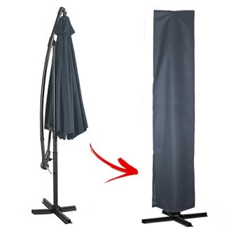 Weather-resistant garden parasol cover, durable material