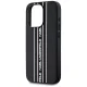 Karl Lagerfeld iPhone 15 Pro Max Case Saffiano Athleisure Stripes Cord, Pink