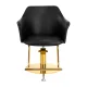 Gabbiano Marbella Hairdressing Chair, Black/Gold