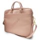 Сумка для ноутбука Guess Saffiano Script 16\", розовая