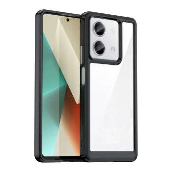 Outer Space Case with Gel Frame for Xiaomi Redmi Note 13 Pro, Black
