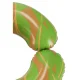 BESTWAY 36405 inflatable swim ring for kids, sloth design, 50x46 cm, green/brown