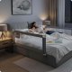 Bed Rail Guard for Toddlers 160 cm Nukido NK-227, grey