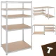 Heavy-Duty Garage Shelving Bigstren 5-Tier Metal Storage Rack, 2200 lbs Capacity, Silver