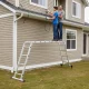 ModernHome 4x4 Multi-Purpose Aluminum Folding Ladder Articulated 330 lbs Capacity