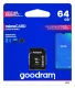 Goodram 64GB microSDXC Memory Card Class 10 UHS-I with Adapter