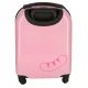 Kids Carry-On Luggage Hard Shell Travel Suitcase Cat, Pink