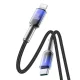 Joyroom S-A42 Crystal-Clear Series 30W USB-C to Lightning Cable 1.2m Black