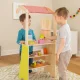 Ecotoys HM328234 Large Wooden Toy Shop for Kids with Terminal and Scales, 20 Elements