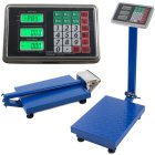 Electronic Warehouse and Shop Scale 100kg with LCD, Blue
