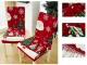 Christmas Chair Cover with Elastic Band, Universal, Red