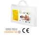 4Fizjo ERGO Orthopedic Pillow, Contoured, 60x40 cm, White