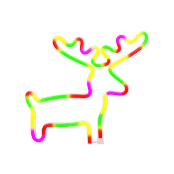 Forever Light LED Neon Moose, Multicolor, USB / Battery